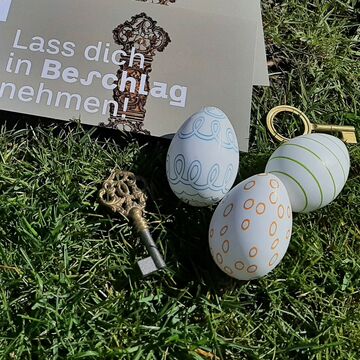 Ostereiersuche im Museum