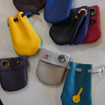 Kulturrucksack: Lederbeutel- und Säckchen