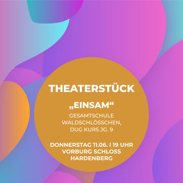 Schultheatertage 2026 - Einsam