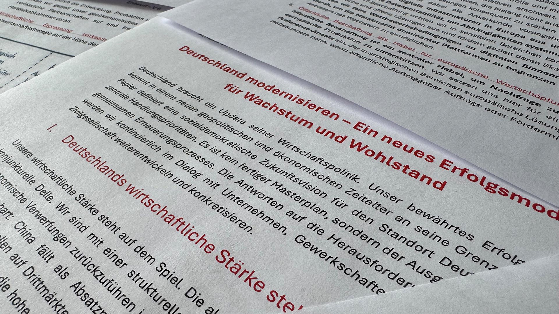 SPD erarbeitet neues Wirtschaftskonzept