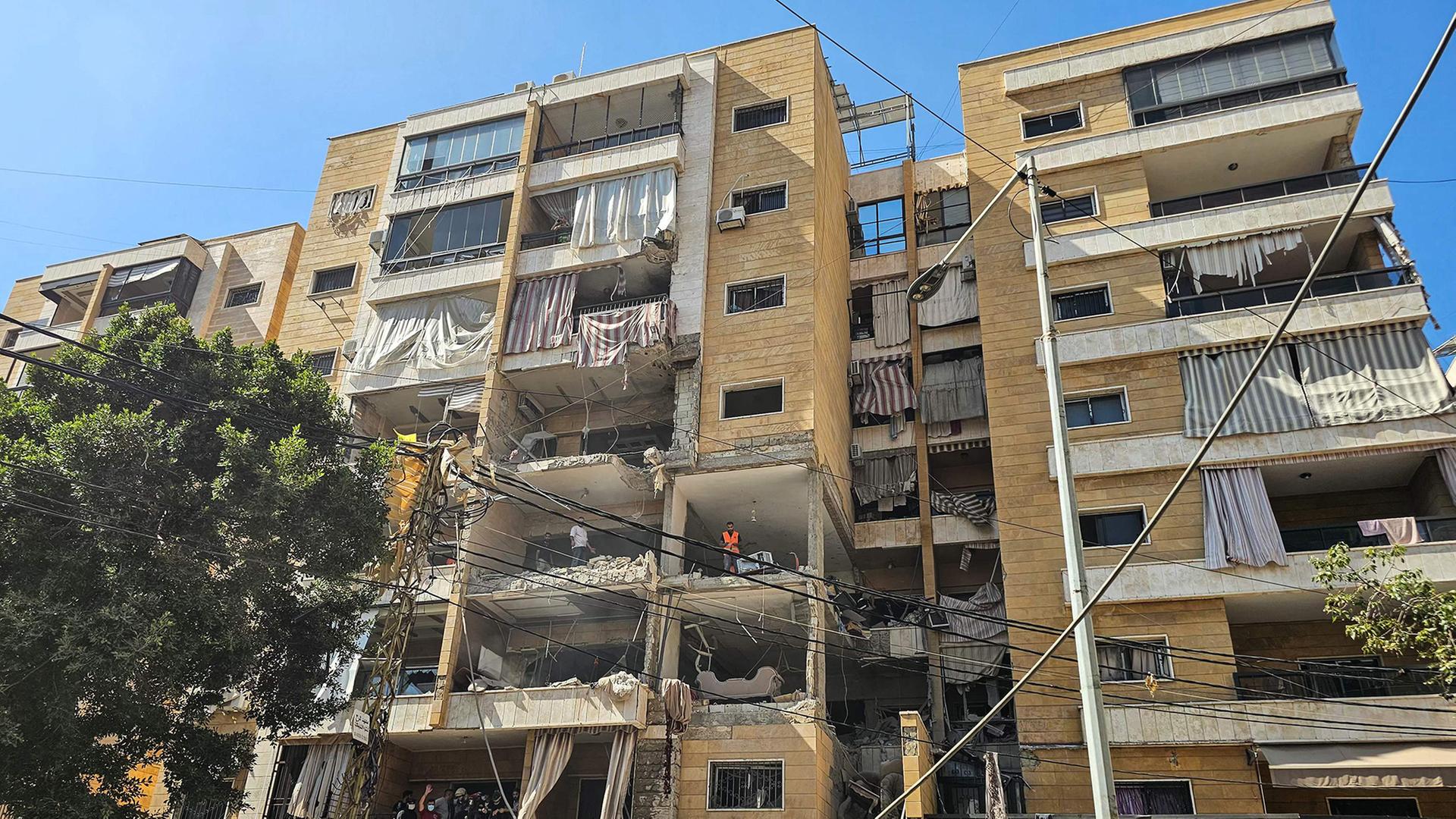 Israel greift erneut Ziele in Beirut an