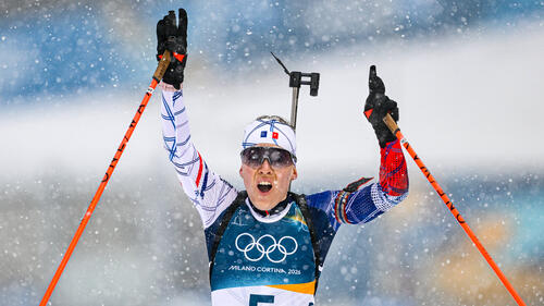 Biathlon-Star sieht verrücktes Tennis-Match