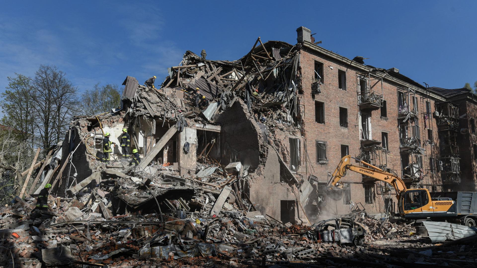 Mehrere Tote nach schweren russischen Angriffen