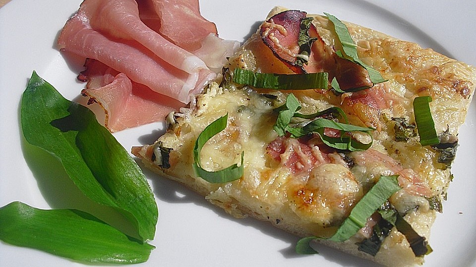 Bärlauch-Pizza