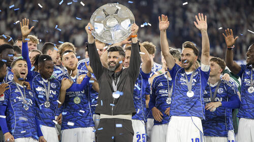Schalker Aufstiegshelden verewigen sich