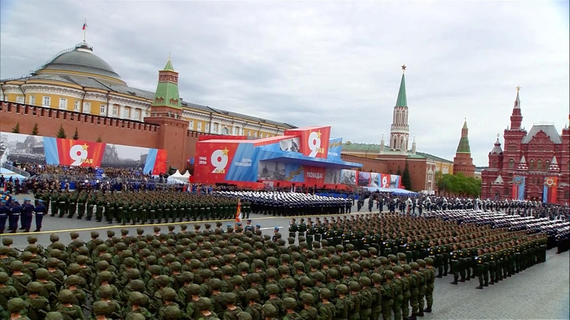 Siegesparade in Moskau - ohne Panzer und Raketen