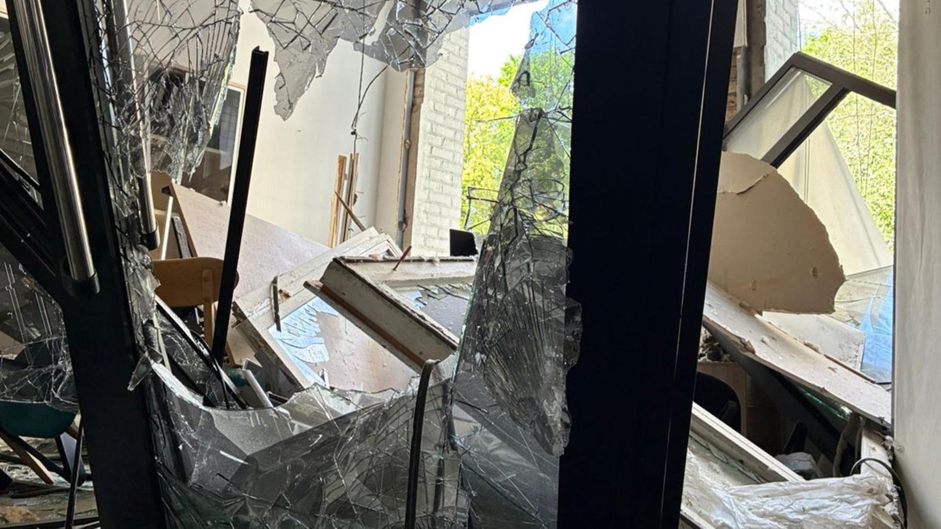 ARD-Studio Kiew massiv beschädigt