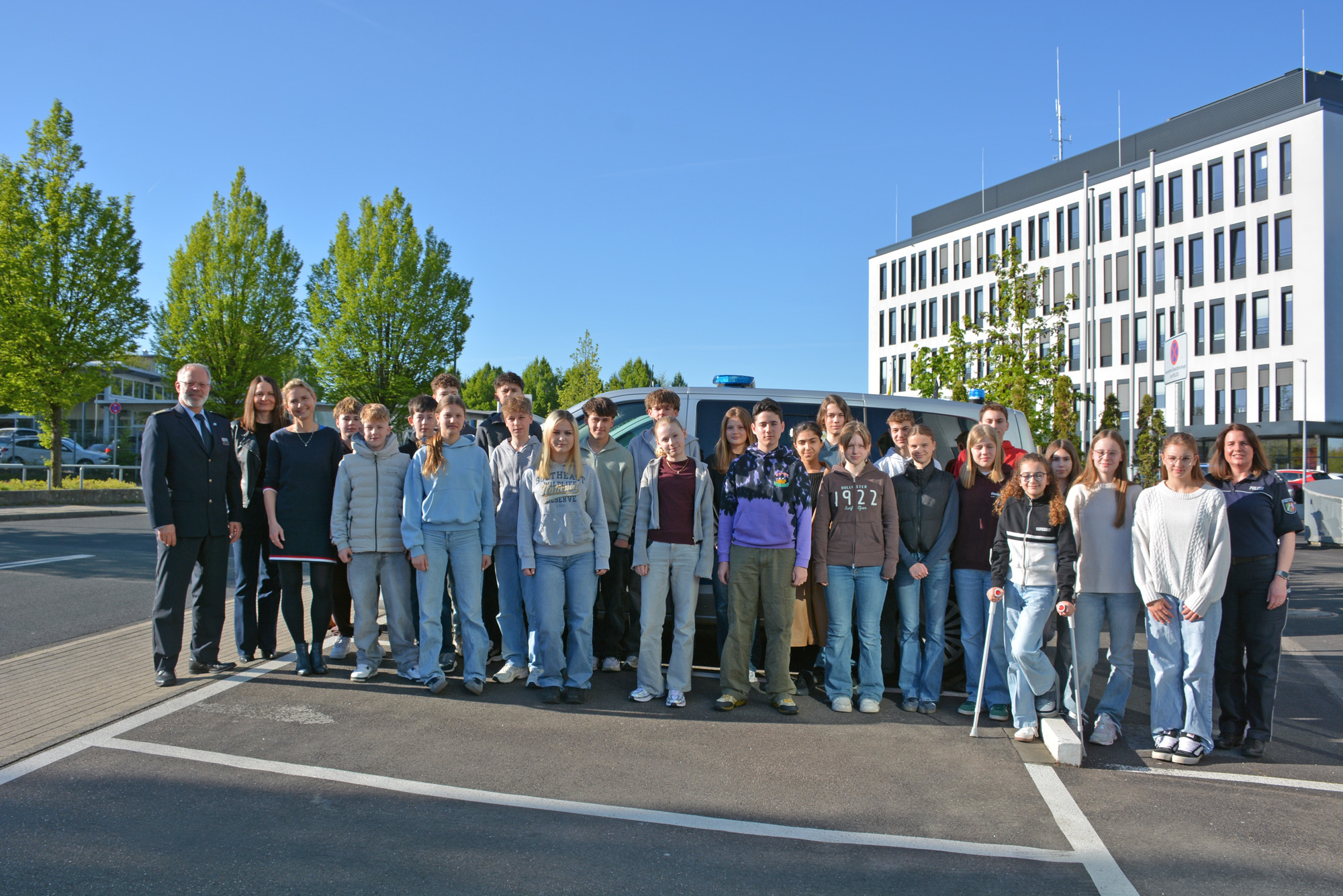 Polizei begrüßt 24 Mädchen und Jungen zum "Girls' & Boys' Day"