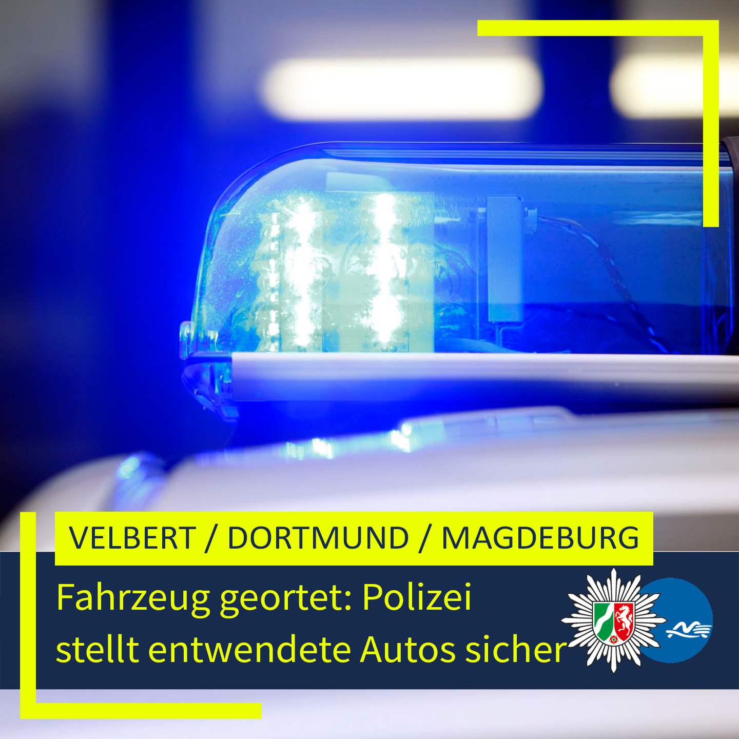 Fahrzeug geortet: Polizei stellt entwendeten VW T6 Camper und einen Dodge RAM sicher