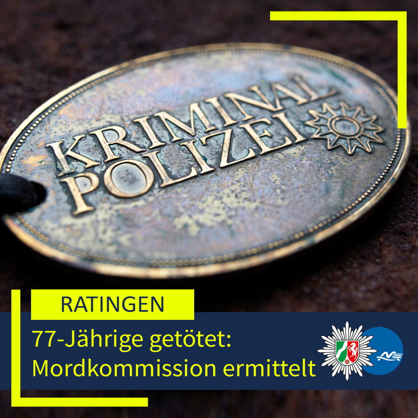 Tötungsdelikt: Polizei ermittelt